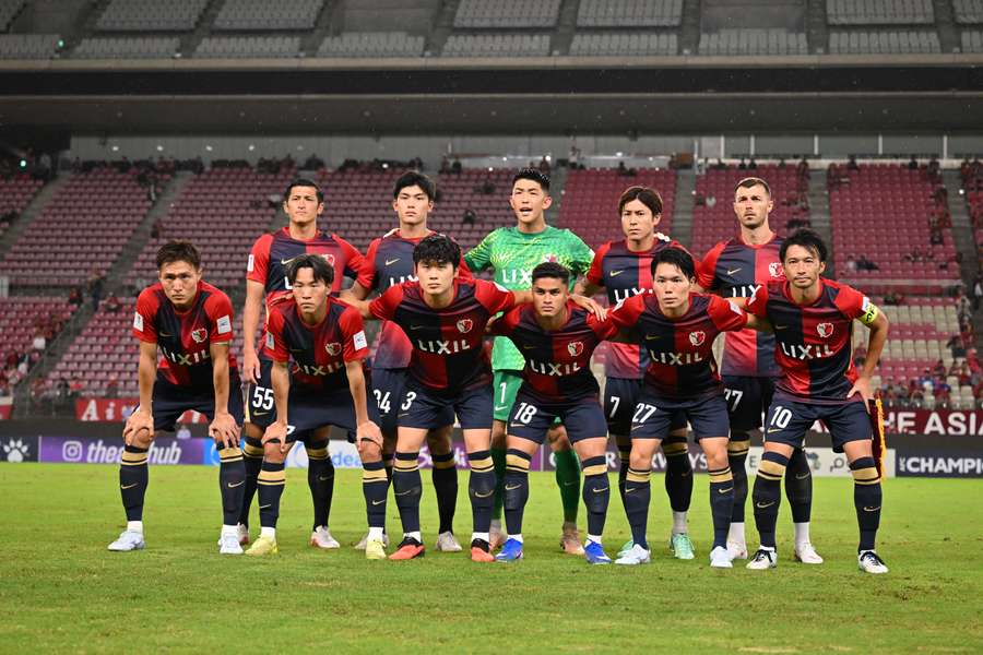 Kashima Antlers before a AFC Champions League game against Newcastle Jets Kashima Antlers before a AFC Champions League game against Newcastle Jets