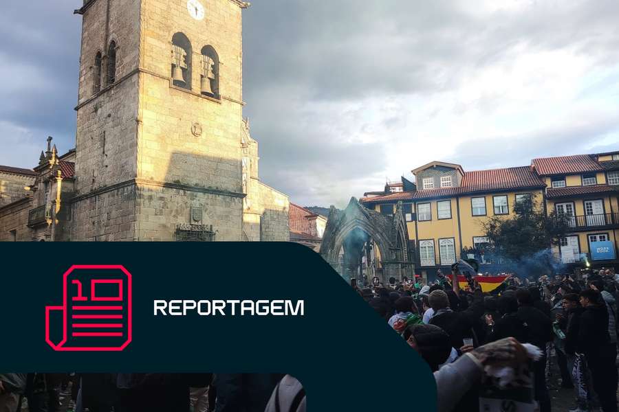 Adeptos do Betis em Guimarães