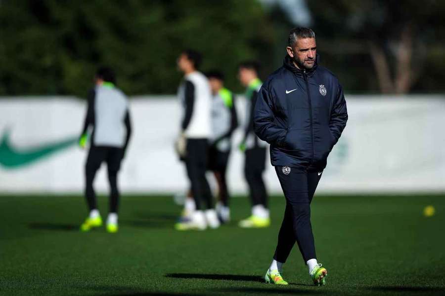 Rui Borges, treinador do Sporting