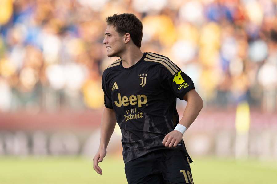 Kenan Yildiz in action vs Frosinone Kenan Yildiz in action vs Frosinone