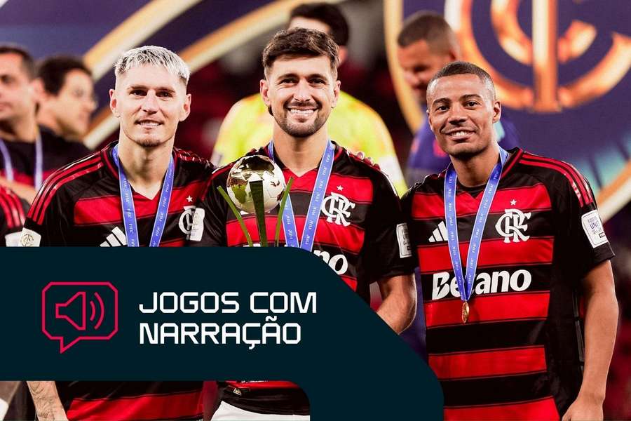 O Flamengo busca o título mundial contra o PSG nesta quarta-feira (17)