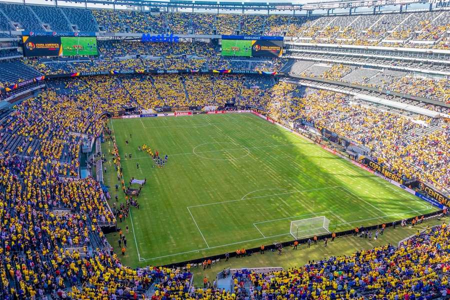 O Estádio MetLife, palco do Campeonato do Mundo de 2026