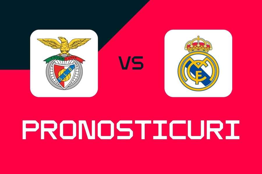 Benfica - Real Madrid: pronosticuri, cele mai bune pariuri și cote (Champions League) Benfica - Real Madrid: pronosticuri, cele mai bune pariuri și cote (Champions League)