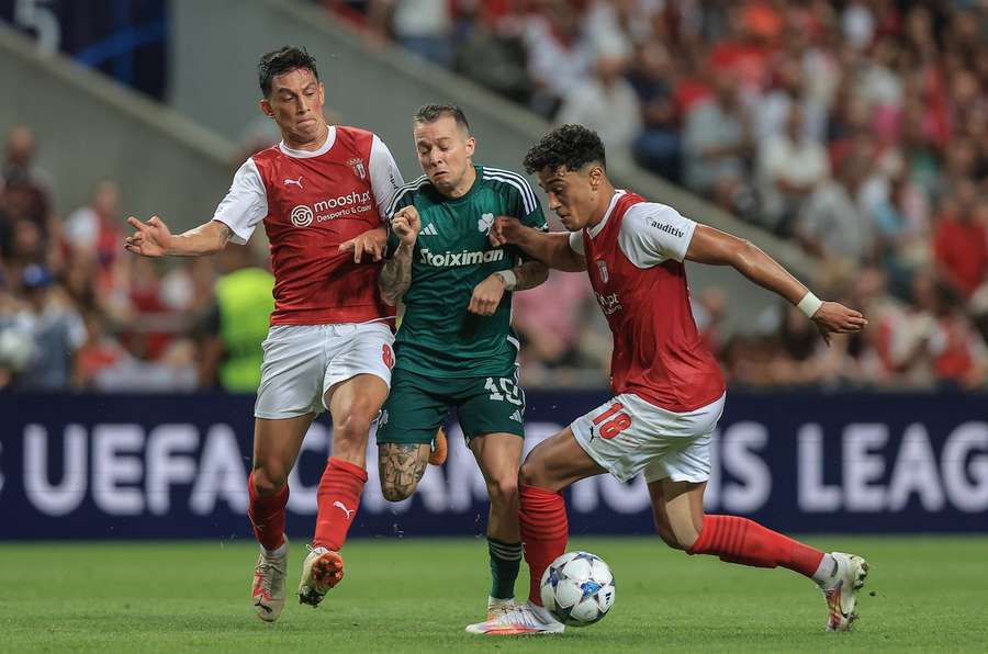 Panathinaikos en Braga vechten het dinsdagavond verder uit om een Champions League-ticket