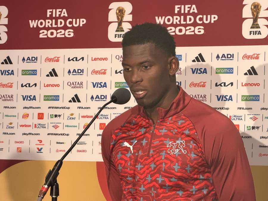 Breel Embolo speaks after the game Breel Embolo speaks after the game