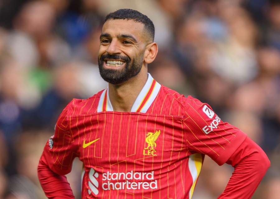 Liverpool's Mo Salah didn't have his best game against Arsenal.
