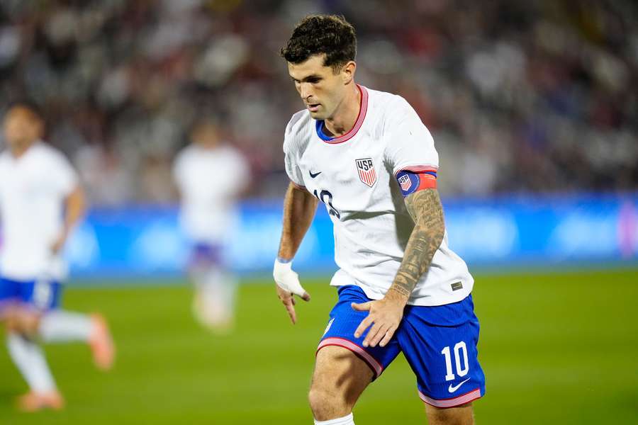 Pulisic looked to injure his hamstring in the US' victory