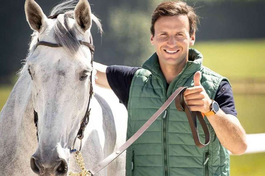 Rodrigo Giesteira de Almeida na segunda posição em prova na Suíça