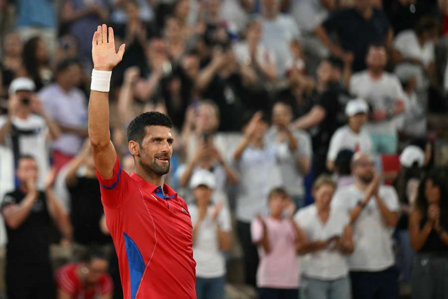 Novak Djokovic staat voor de vierde keer in de Olympische halve finale