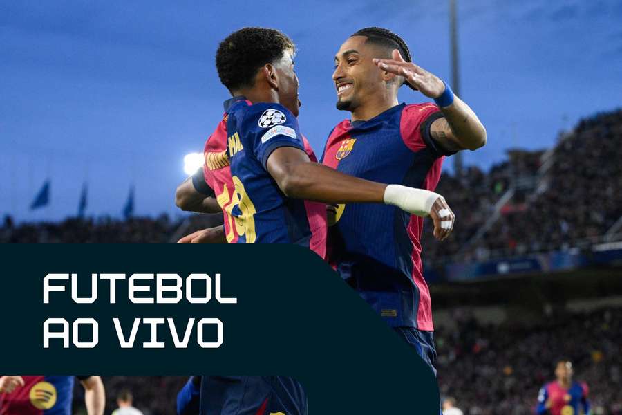 Raphinha e Yamal brilharam em Barcelona 3x1 Benfica