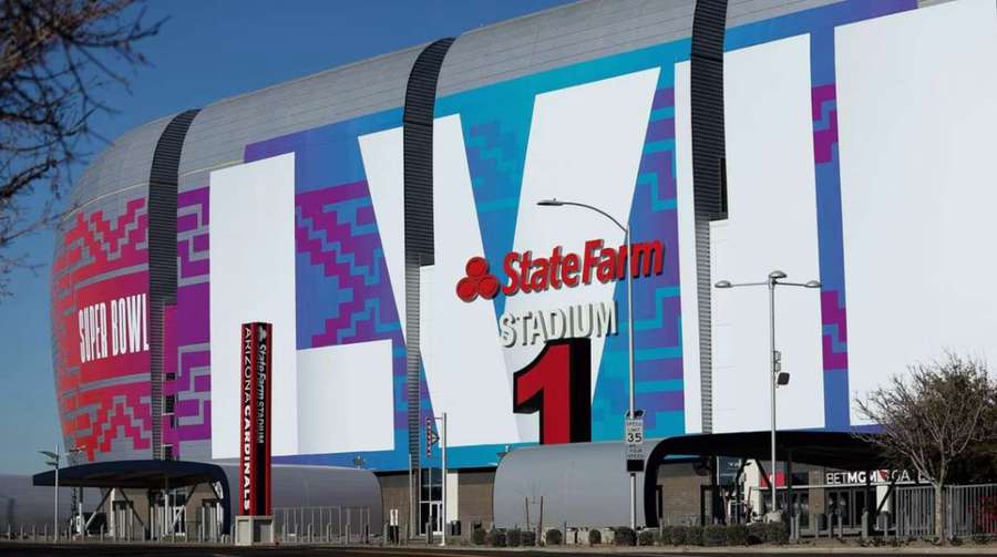 Lo State Farm Stadium di Glendale, in Arizona, ospiterà il Super Bowl