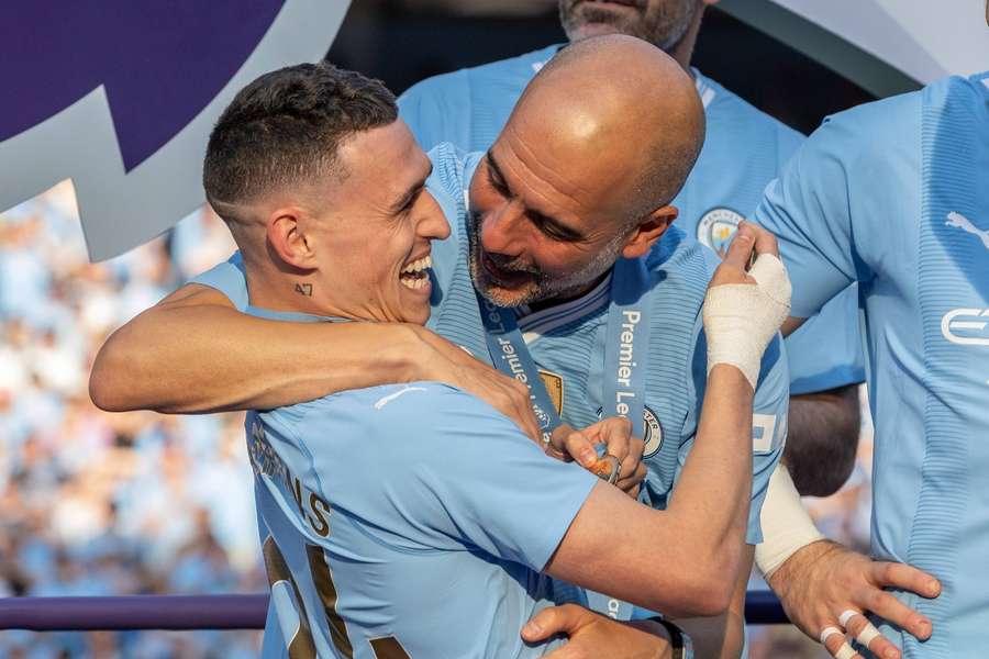 Phil Foden & Pep Guardiola