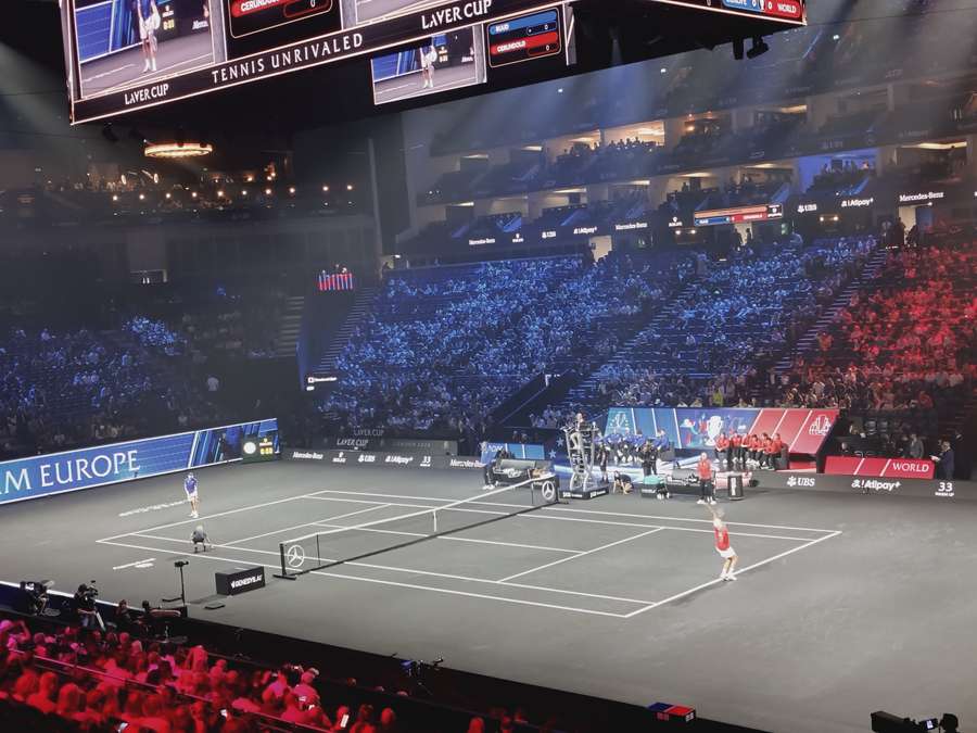 Casper Ruud gets the 2026 Laver Cup underway Casper Ruud gets the 2026 Laver Cup underway