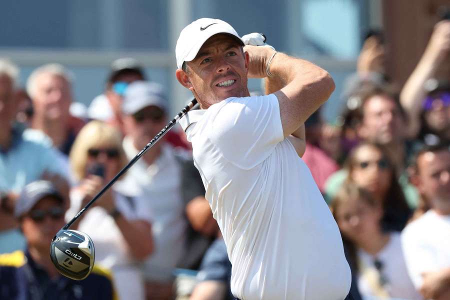 McIlroy in action in Scotland McIlroy in action in Scotland