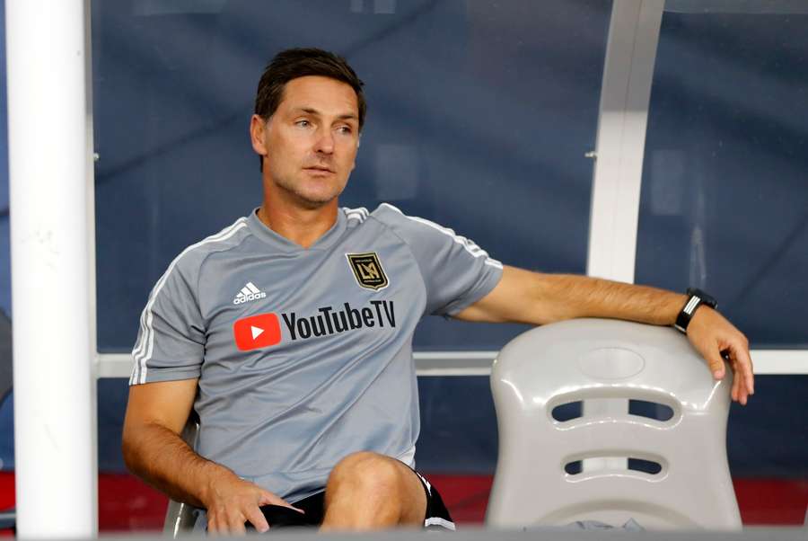 Ante Razov during his time as LAFC's assistant coach