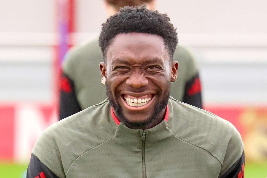 Alphonso Davies, la antrenamentele lui Bayern