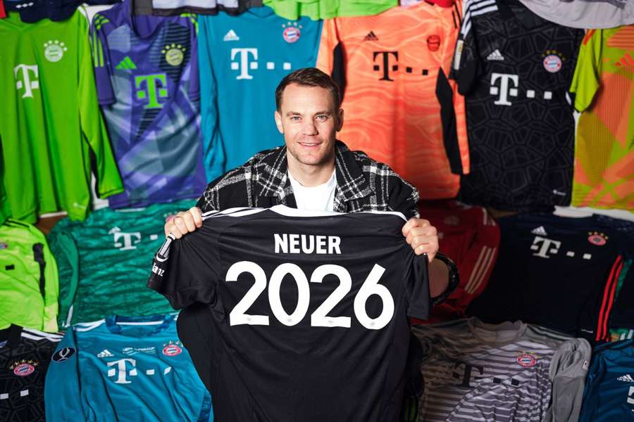 Neuer prorroga com o Bayern de Munique até 2026