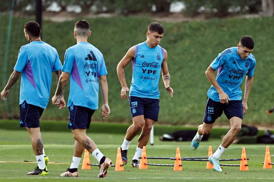 Argentina preparing for their huge clash with Croatia
