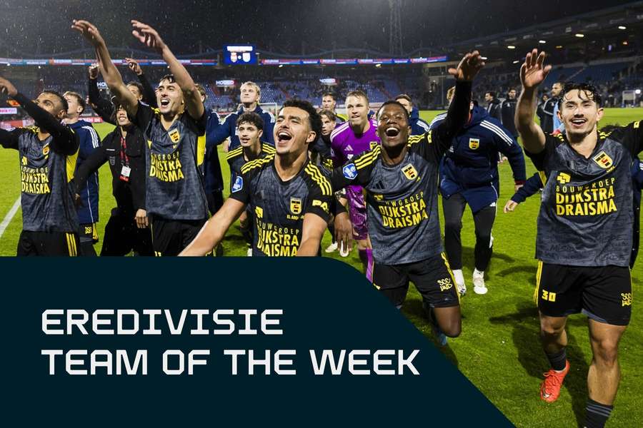 SC Cambuur celebrate the big win over Willem II