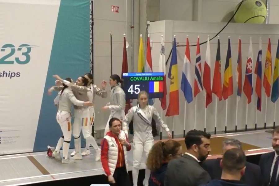 Echipa feminină de sabie a României a câștigat medaliile de aur la Europenele de cadeți