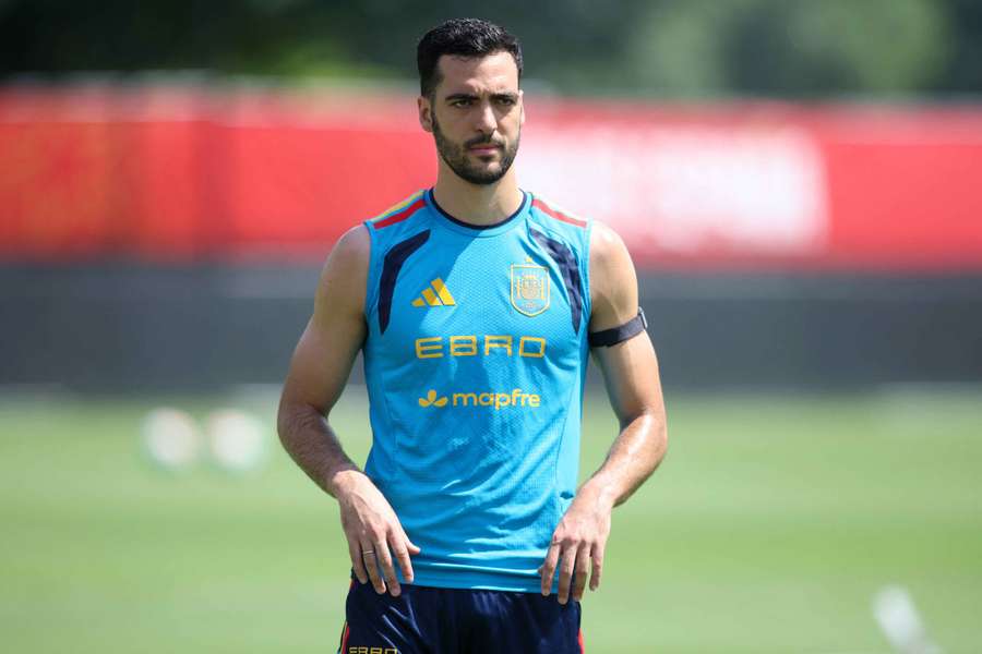 Mikel Merino avec l'Espagne. Mikel Merino avec l'Espagne.
