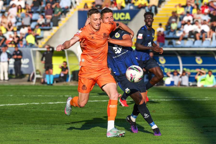 Boženík počas duelu Arouca - Boavista.