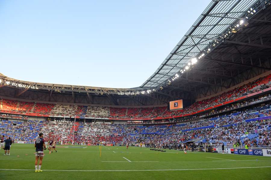 Le Groupama Stadium lors de la 1/2 finale du Top 14 entre l'Union Bordeaux-Bègles et le RC Toulon en juin 2025.