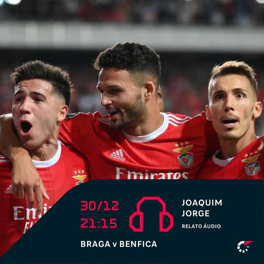 Oiça o relato da partida no site e na app Oiça o relato da partida no site e na app