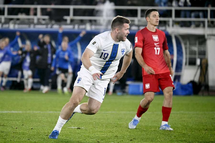 Benjamin Källman schoss das 2:0.