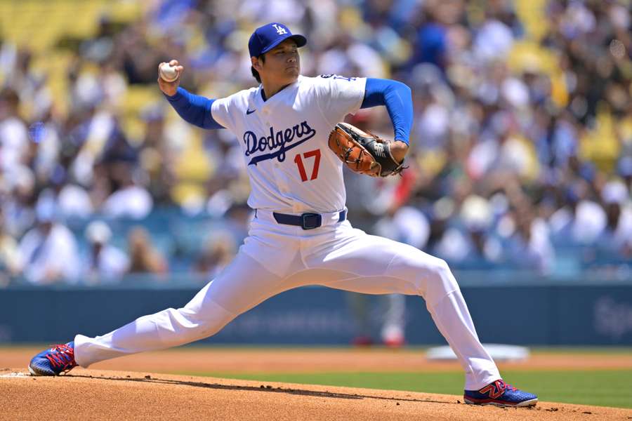 Shohei Ohtani throws a pitch during his second start of 2025 vs. Washington Nationals 