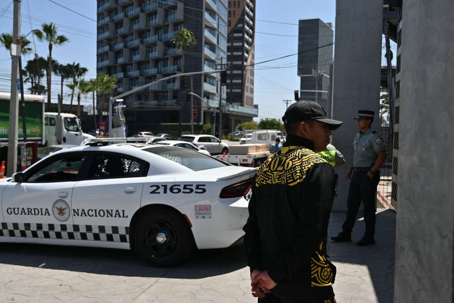 La polizia messicana vicino al ritiro dell'Iran La polizia messicana vicino al ritiro dell'Iran
