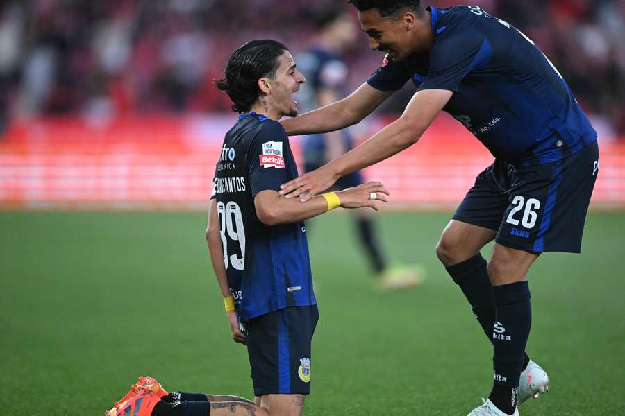 Pedro Santos festejou na Luz