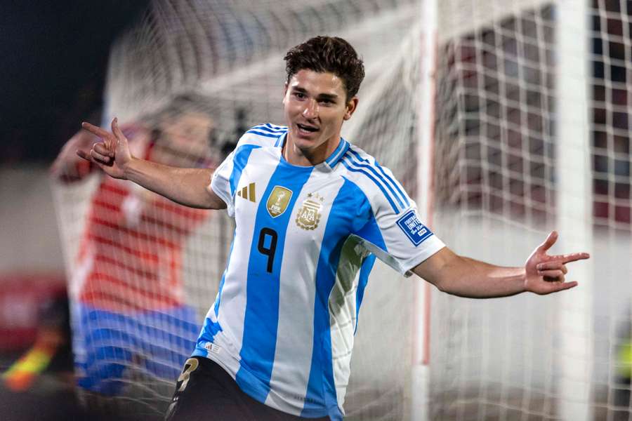 Julián Álvarez anotou o golo da Argentina