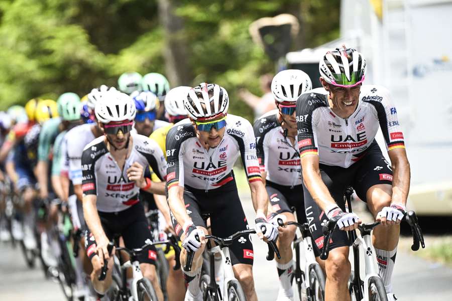 UAE Team Emirates reina en la Vuelta a Gran Bretaña UAE Team Emirates reina en la Vuelta a Gran Bretaña