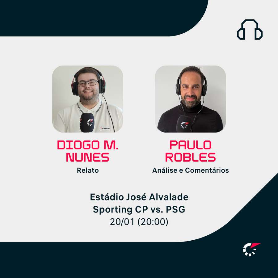 Oiça o relato no site ou na aplicação