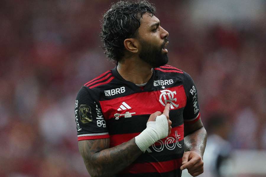 Gabriel Barbosa não enfrenta o Atlético-MG nesta quarta-feira (13), no Maracanã