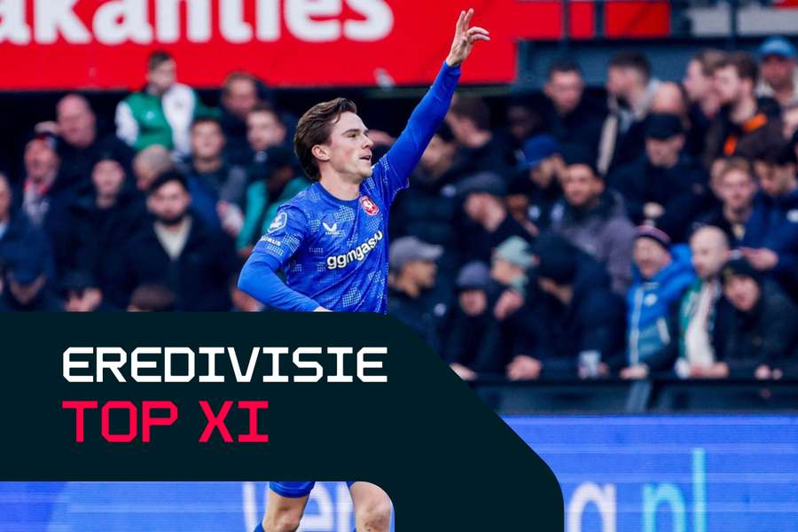 FC Twente's Mats Rots was a force against Feyenoord