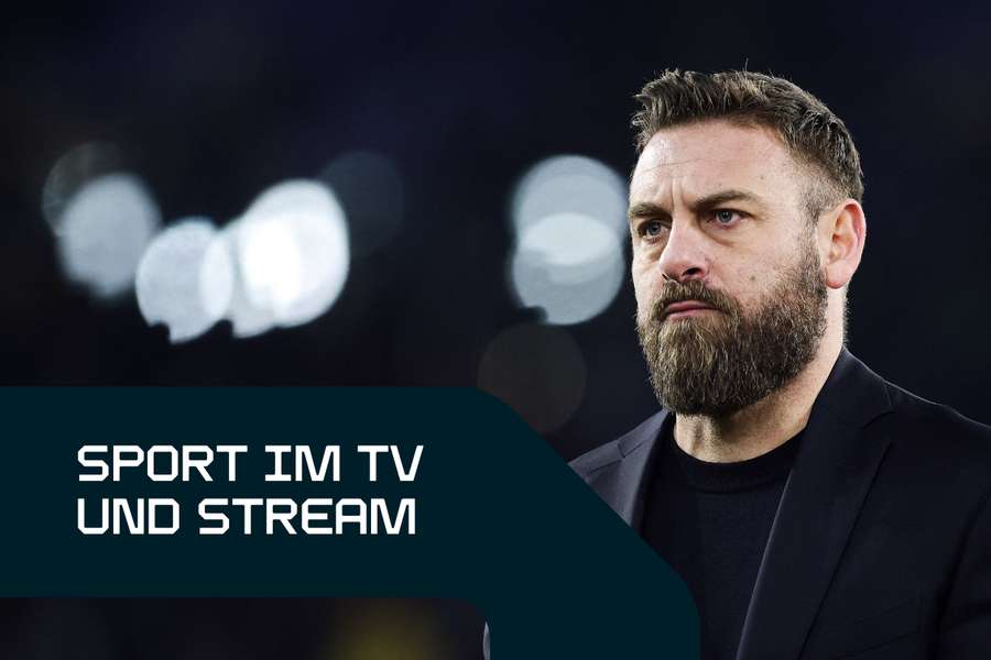 Sport live am Montag: Daniele de Rossi will die Roma nachhaltig zurück in die Erfolgsspur bringen.