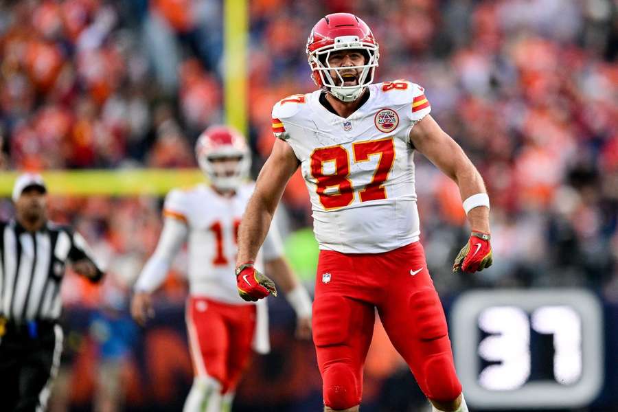 Travis Kelce jubelt über seinen 84. Touchdown
