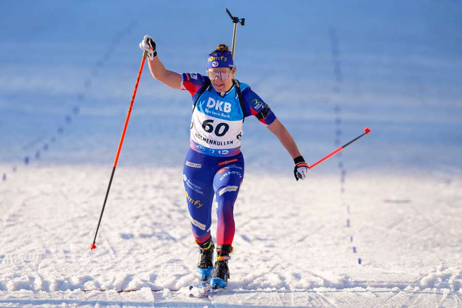 Julia Simon, em março Julia Simon, em março