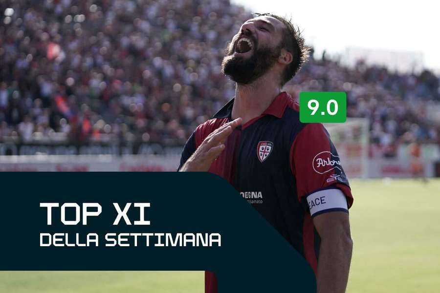 La Top XI della decima giornata di Serie A: super Pavoletti,