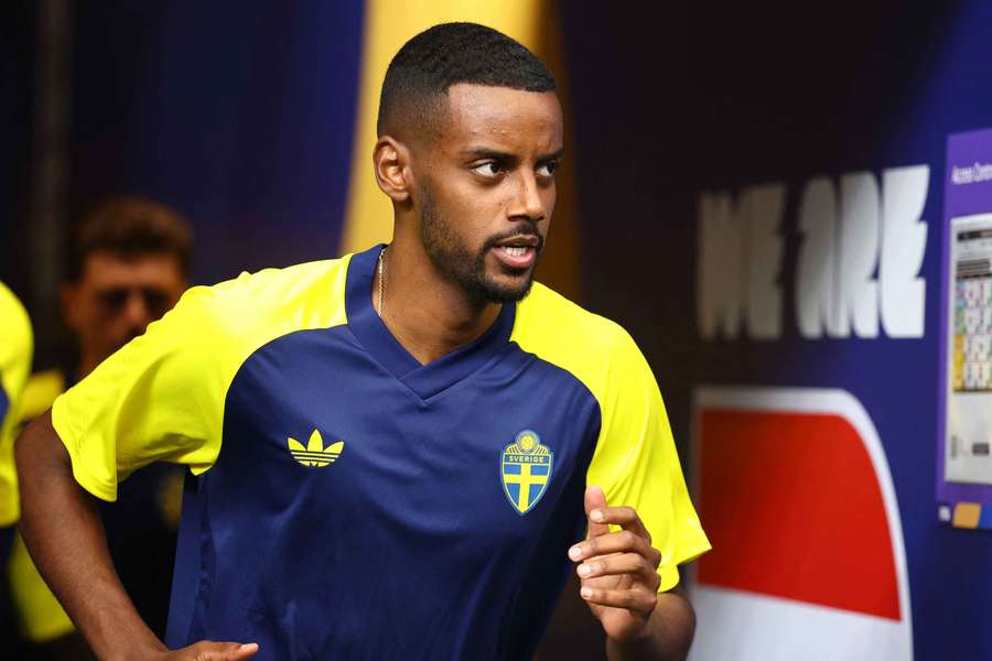 Isak é uma das esperanças de gol da Suécia