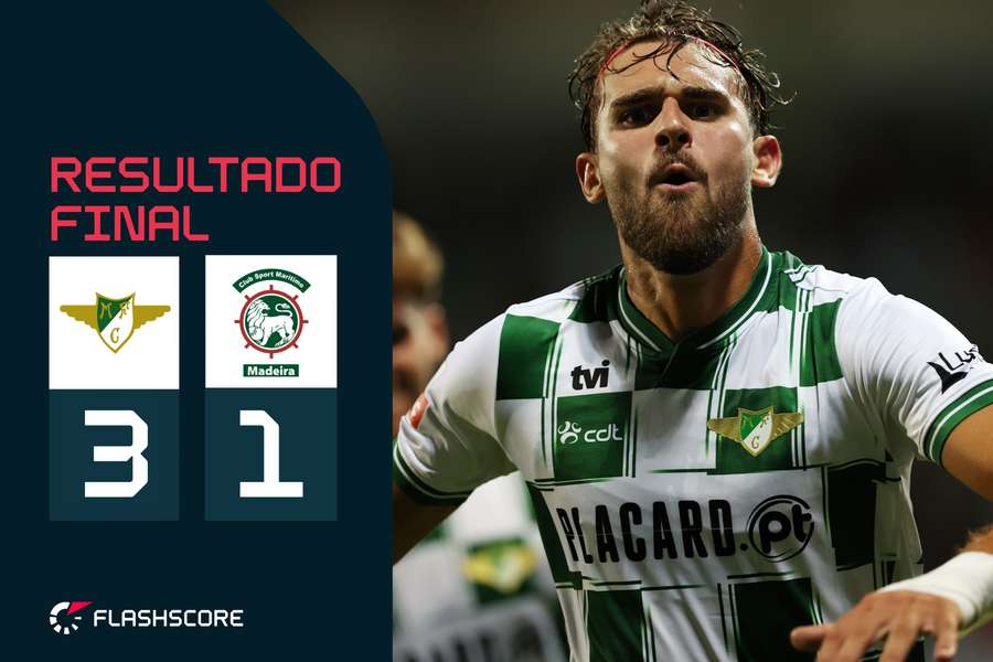 Moreirense levou de vencida a oposição do Marítimo
