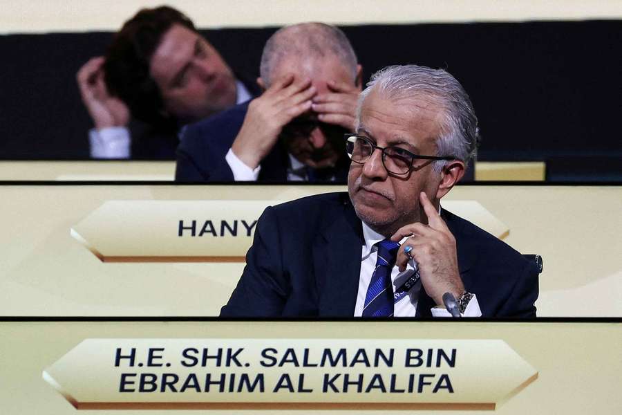 President of the Asian Football Confederation Sheikh Salman bin Ebrahim Al Khalifa