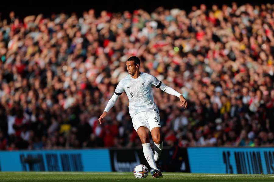 Matip in action for Liverpool against Arsenal