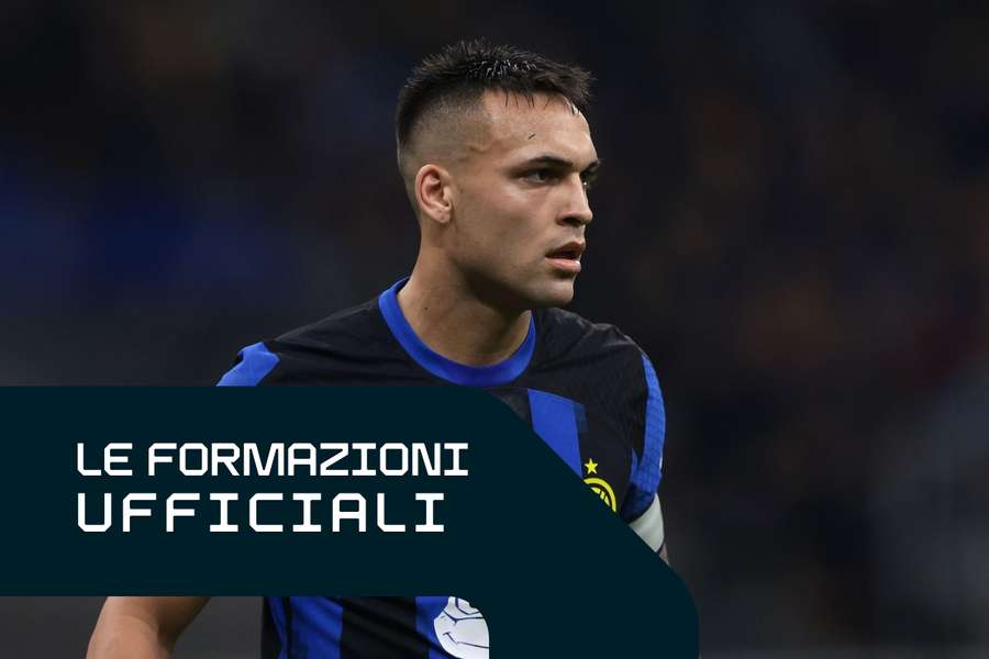Lautaro Martinez guiderà l'attacco dell'Inter