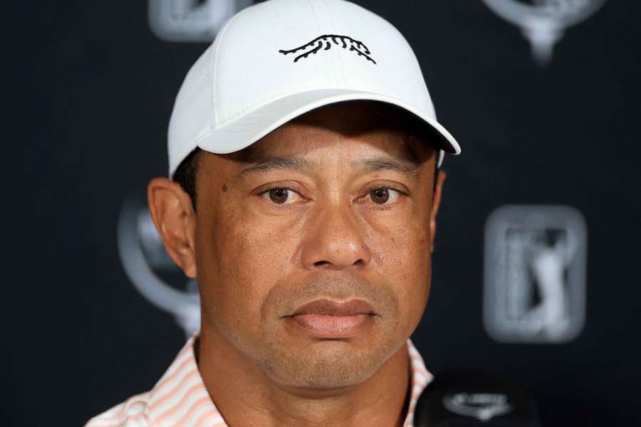 Tiger Woods esta terça-feira.