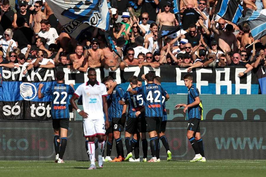 Atalanta completede five successive home victories in all competitions