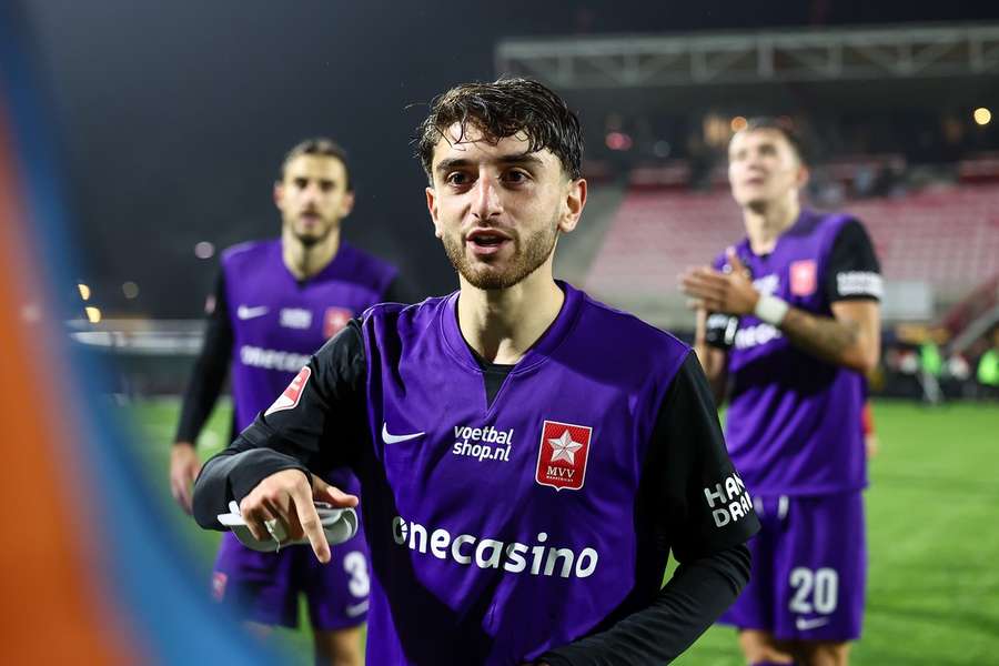 Tunahan Tasci was in het uitduel met TOP Oss de matchwinner voor MVV