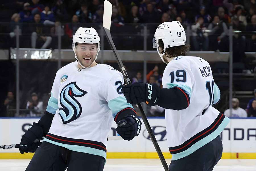 Kraken are all smiles after putting on a clinic against the New York Rangers in Madison Square Garden